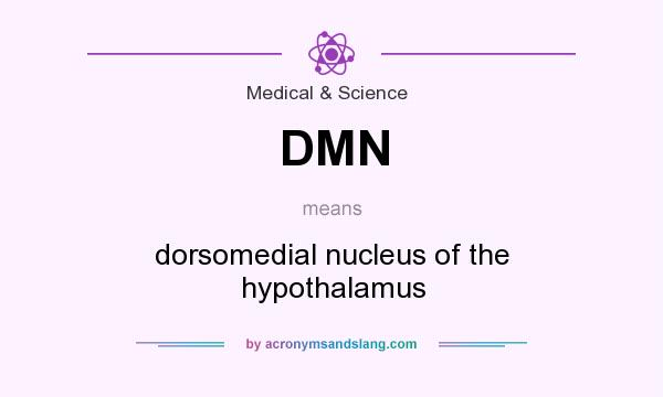 What does DMN mean? It stands for dorsomedial nucleus of the hypothalamus