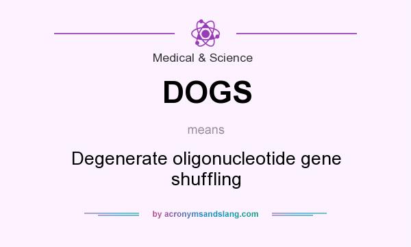 What does DOGS mean? It stands for Degenerate oligonucleotide gene shuffling
