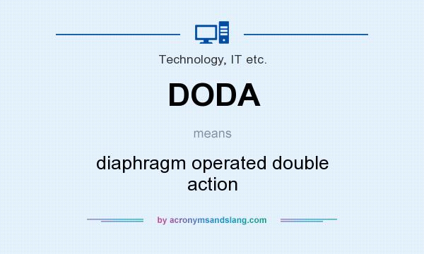 What does DODA mean? It stands for diaphragm operated double action