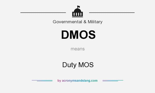 What does DMOS mean? It stands for Duty MOS
