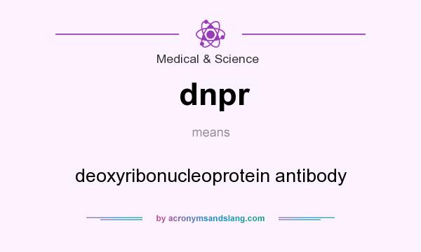 What does dnpr mean? It stands for deoxyribonucleoprotein antibody