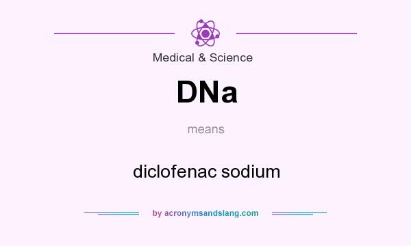 What does DNa mean? It stands for diclofenac sodium