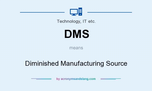 What does DMS mean? It stands for Diminished Manufacturing Source