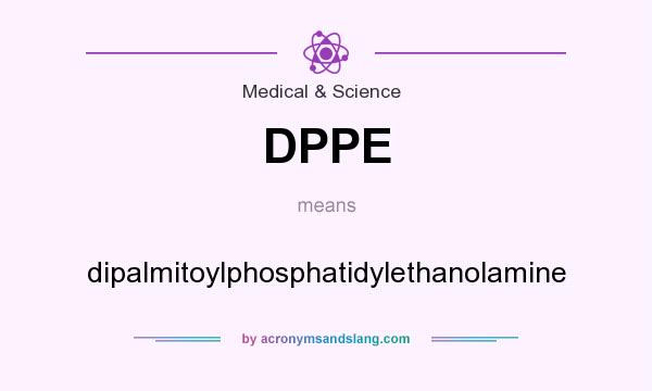 What does DPPE mean? It stands for dipalmitoylphosphatidylethanolamine