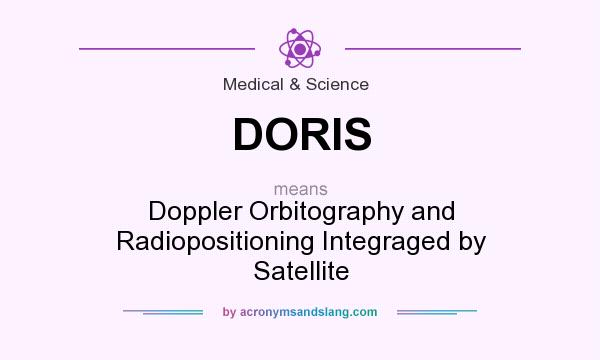 What does DORIS mean? It stands for Doppler Orbitography and Radiopositioning Integraged by Satellite