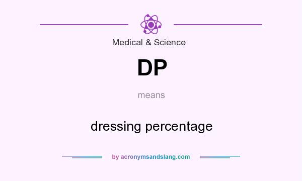 What does DP mean? It stands for dressing percentage