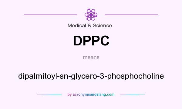 What does DPPC mean? It stands for dipalmitoyl-sn-glycero-3-phosphocholine