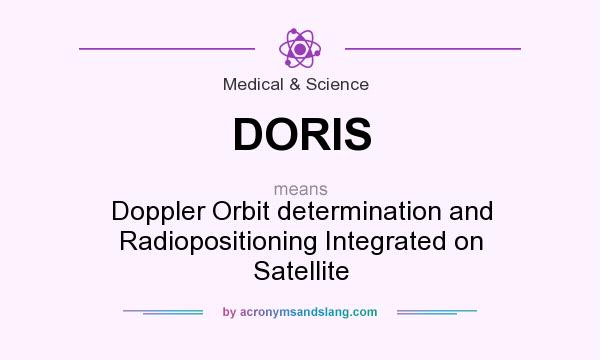 What does DORIS mean? It stands for Doppler Orbit determination and Radiopositioning Integrated on Satellite