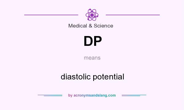 What does DP mean? It stands for diastolic potential