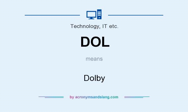 What does DOL mean? It stands for Dolby