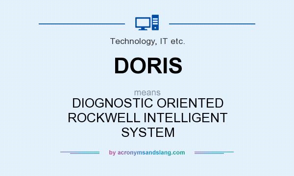 What does DORIS mean? It stands for DIOGNOSTIC ORIENTED ROCKWELL INTELLIGENT SYSTEM