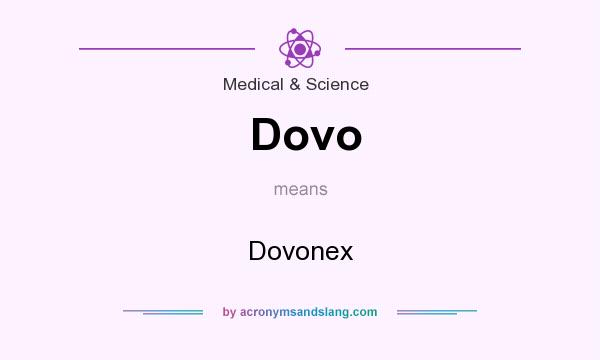 What does Dovo mean? It stands for Dovonex