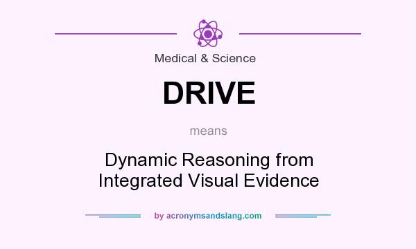 What does DRIVE mean? It stands for Dynamic Reasoning from Integrated Visual Evidence