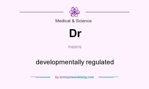What does Dr mean? It stands for developmentally regulated