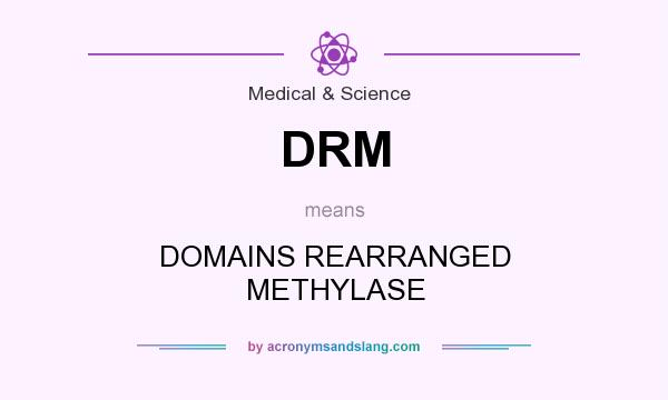 What does DRM mean? It stands for DOMAINS REARRANGED METHYLASE