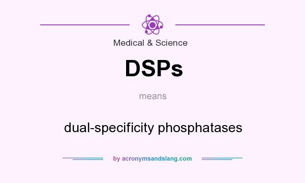 What does DSPs mean? It stands for dual-specificity phosphatases