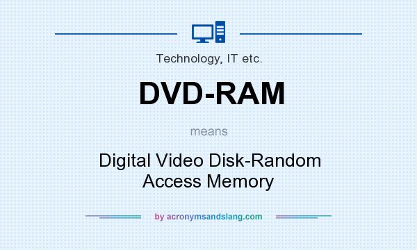 What does DVD-RAM mean? It stands for Digital Video Disk-Random Access Memory