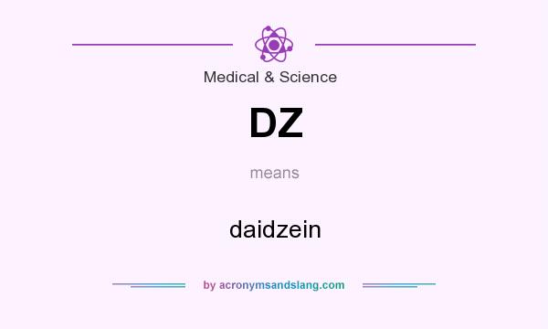 What does DZ mean? It stands for daidzein