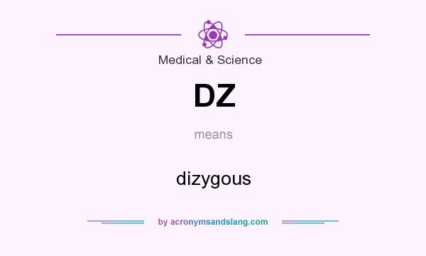 What does DZ mean? It stands for dizygous