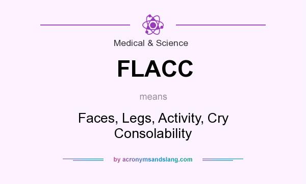 What does FLACC mean? It stands for Faces, Legs, Activity, Cry Consolability