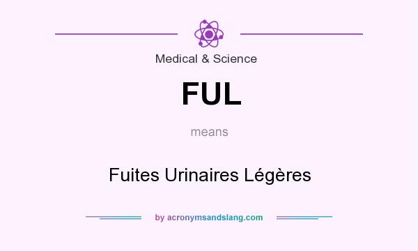 What does FUL mean? It stands for Fuites Urinaires Légères