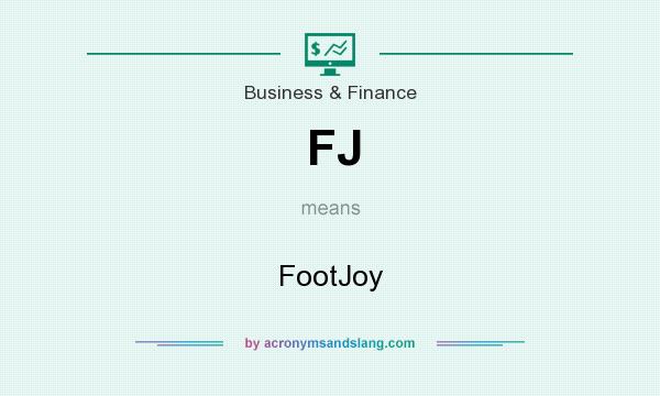 What does FJ mean? It stands for FootJoy