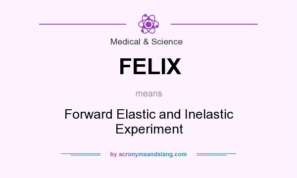 What does FELIX mean? It stands for Forward Elastic and Inelastic Experiment