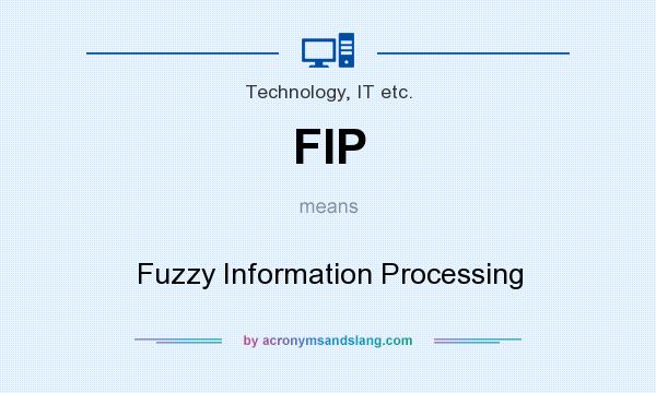 What does FIP mean? It stands for Fuzzy Information Processing