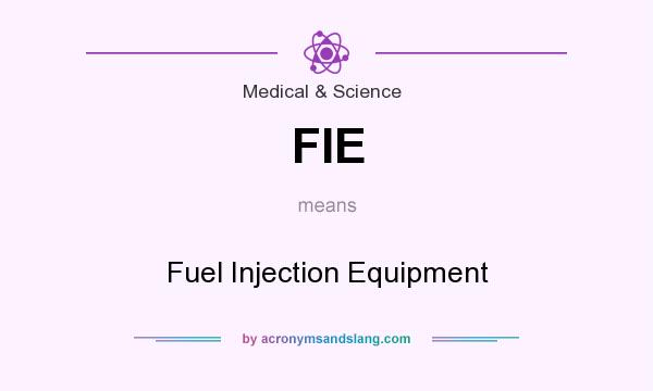 What does FIE mean? It stands for Fuel Injection Equipment