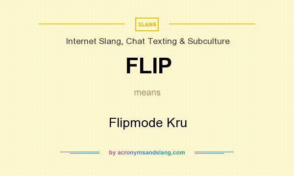 What does FLIP mean? It stands for Flipmode Kru