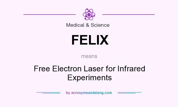 What does FELIX mean? It stands for Free Electron Laser for Infrared Experiments