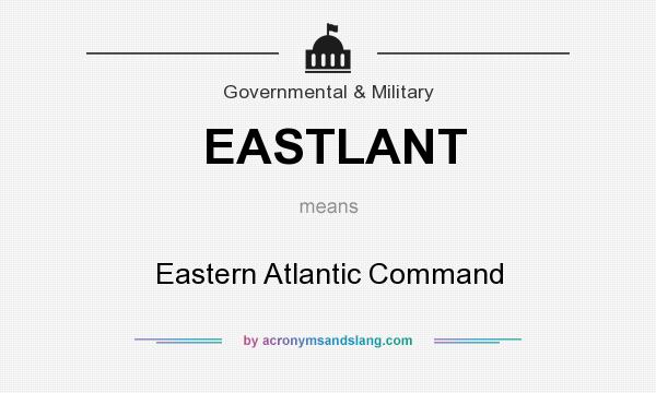 What does EASTLANT mean? It stands for Eastern Atlantic Command