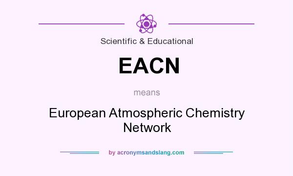 What does EACN mean? It stands for European Atmospheric Chemistry Network