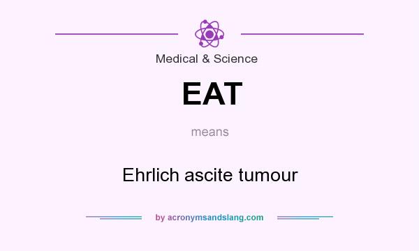 What does EAT mean? It stands for Ehrlich ascite tumour