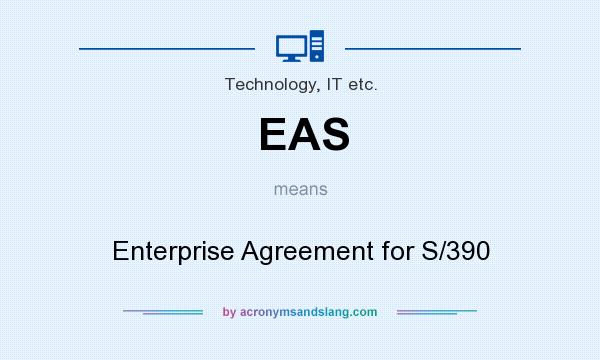 What does EAS mean? It stands for Enterprise Agreement for S/390