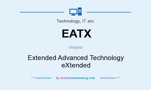 What does EATX mean? It stands for Extended Advanced Technology eXtended