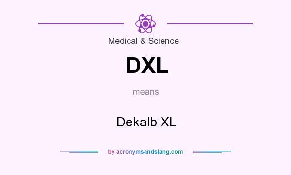 What does DXL mean? It stands for Dekalb XL