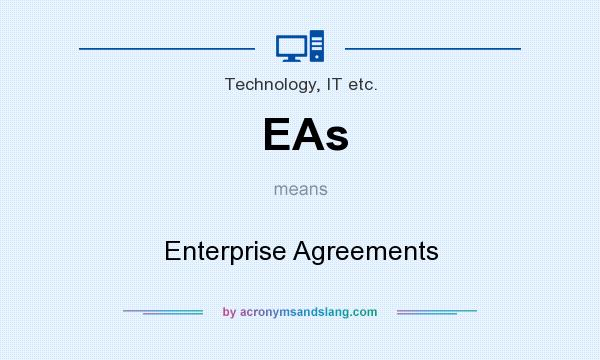 What does EAs mean? It stands for Enterprise Agreements