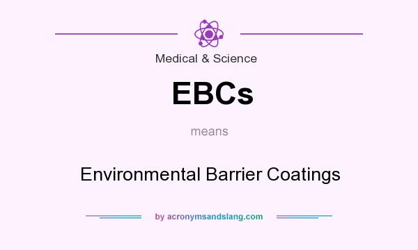 What does EBCs mean? It stands for Environmental Barrier Coatings