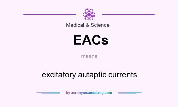 What does EACs mean? It stands for excitatory autaptic currents