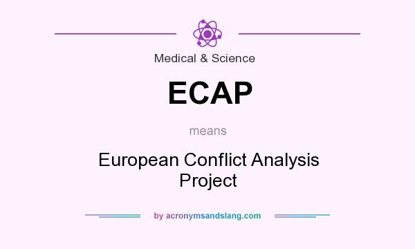 What does ECAP mean? It stands for European Conflict Analysis Project