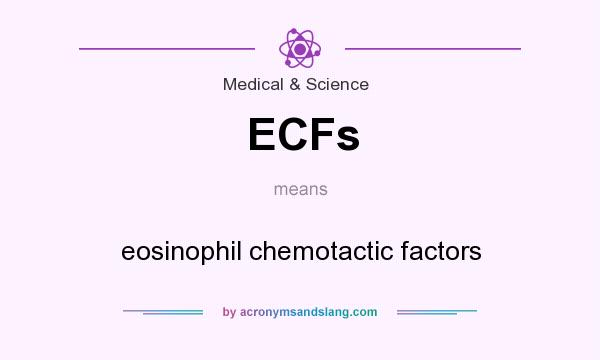 What does ECFs mean? It stands for eosinophil chemotactic factors