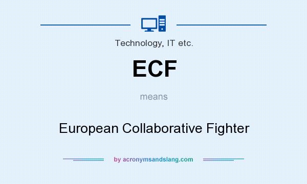 What does ECF mean? It stands for European Collaborative Fighter
