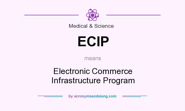 What does ECIP mean? It stands for Electronic Commerce Infrastructure Program