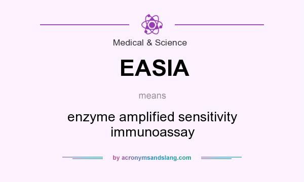 What does EASIA mean? It stands for enzyme amplified sensitivity immunoassay