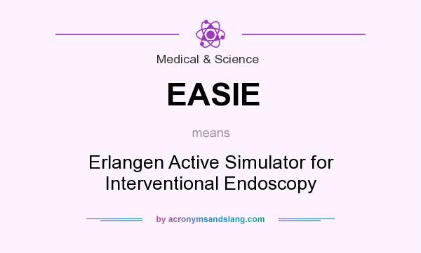 What does EASIE mean? It stands for Erlangen Active Simulator for Interventional Endoscopy