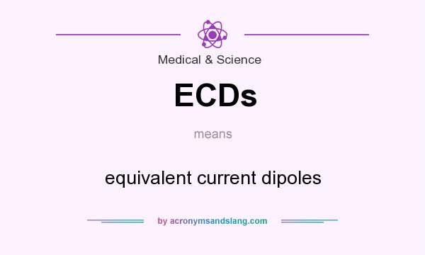 What does ECDs mean? It stands for equivalent current dipoles
