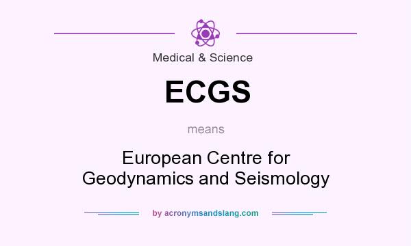What does ECGS mean? It stands for European Centre for Geodynamics and Seismology