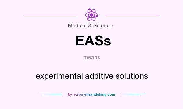 What does EASs mean? It stands for experimental additive solutions