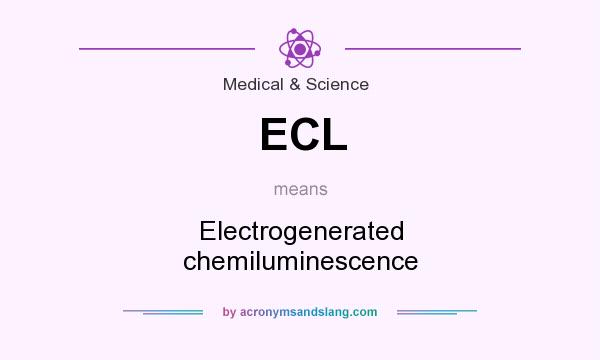 What does ECL mean? It stands for Electrogenerated chemiluminescence